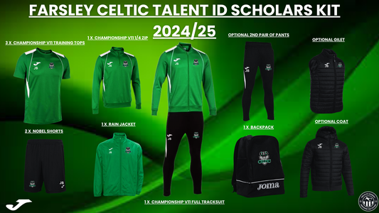 Farsley Celtic Scholarship Kit Full Bundle
